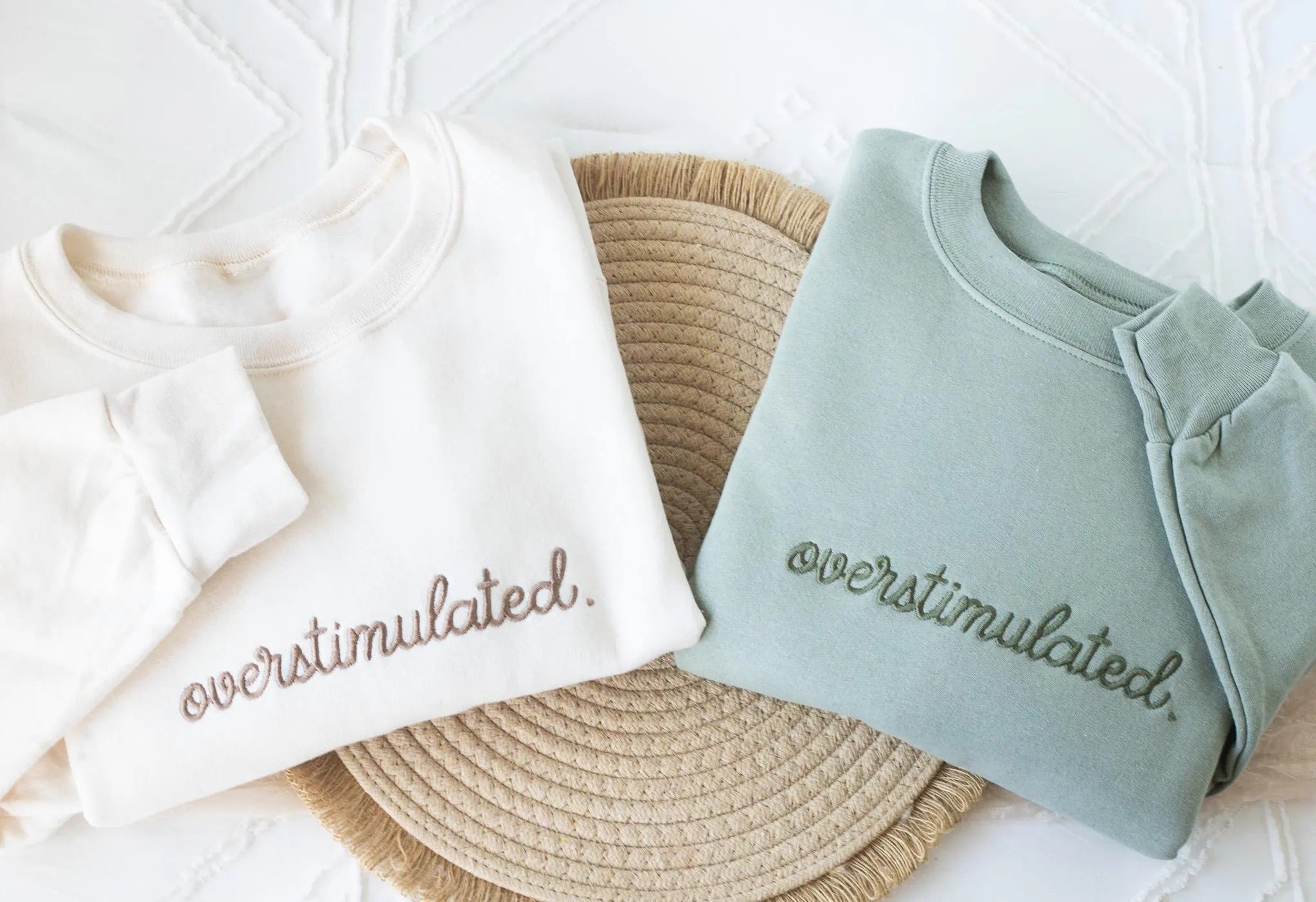 Embroidered Overstimulated Sweatshirt, Overstimulated Crewneck, Anxiety Sweatshirt, Mental Health Sweatshirt, Funny sweatshirt Embroidered Overstimulated Sweatshirt, Overstimulated Crewneck, Anxiety Sweatshirt, Mental Health Sweatshirt, Funny sweatshirt
